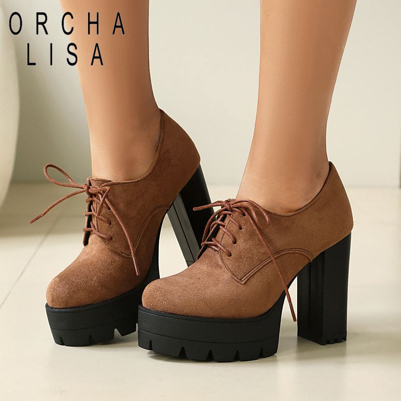 Women'S Shoes Extended Sizes - 오르차 리사 핫 플록 스웨이드 여성