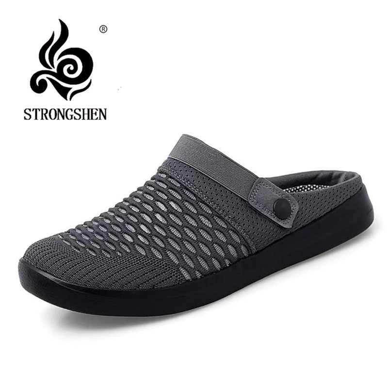 Women'S Shoes Neuropathy - STRONGSHEN-메쉬 통기성 패딩 비치 슬리퍼 남녀