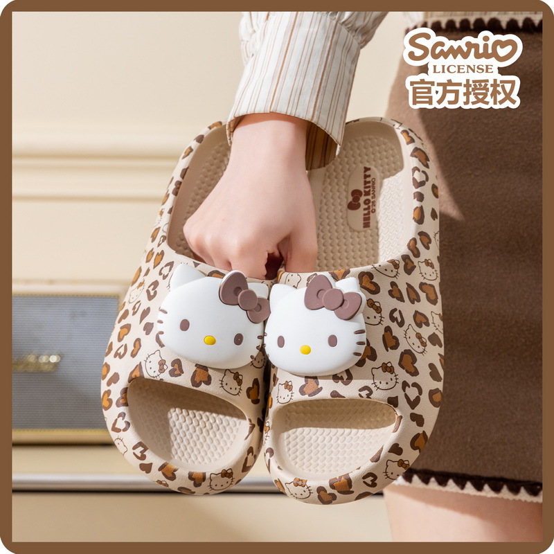 Women'S Shoes Non Slip - 귀여운 헬로키티 여성 여름 슬리퍼 만화