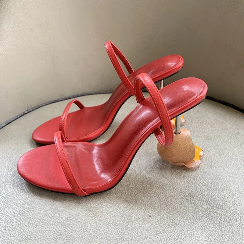 Women'S Shoes Plus Size - 여름 스트랩 샌들 오픈 발가락 하이힐