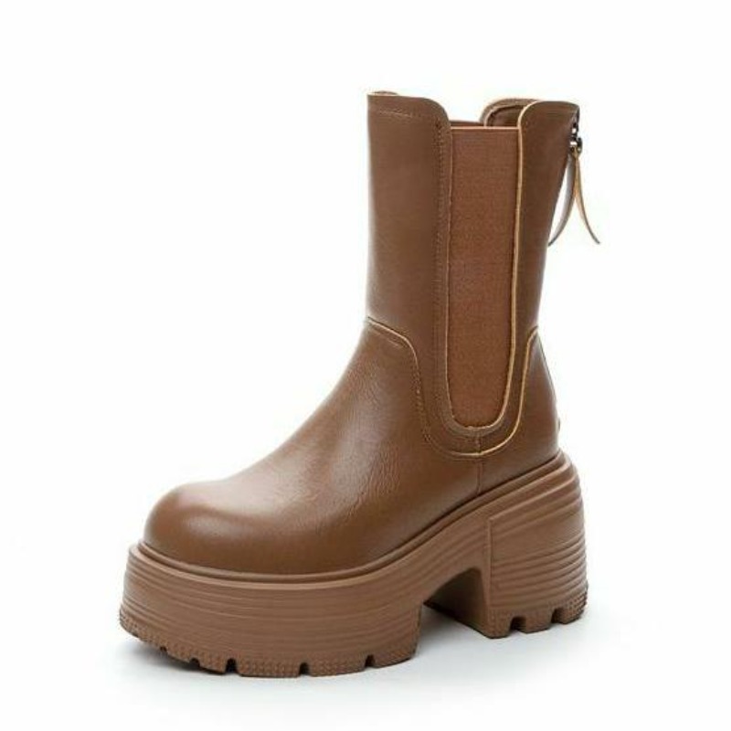 Women'S Shoes High Arch Support - 9cm 뉴 로마 정품 가죽 앵클