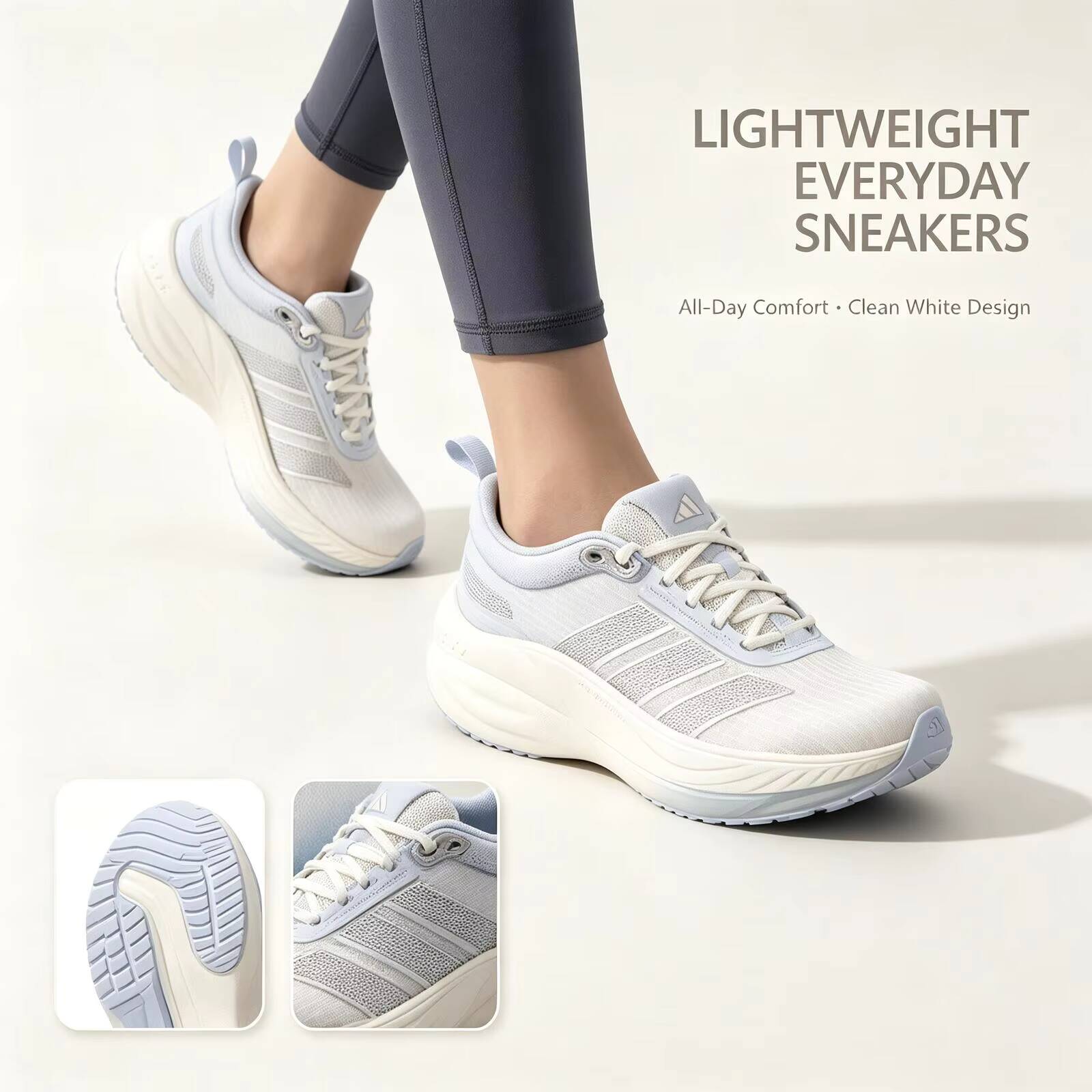 Women Shoes Zoom - 아디다스 여성용 흰색 운동화 남성용 경량