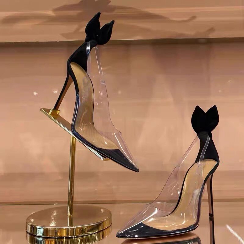 Clear Strap Heel - 새로운 여름 섹시 토끼 귀 모양의