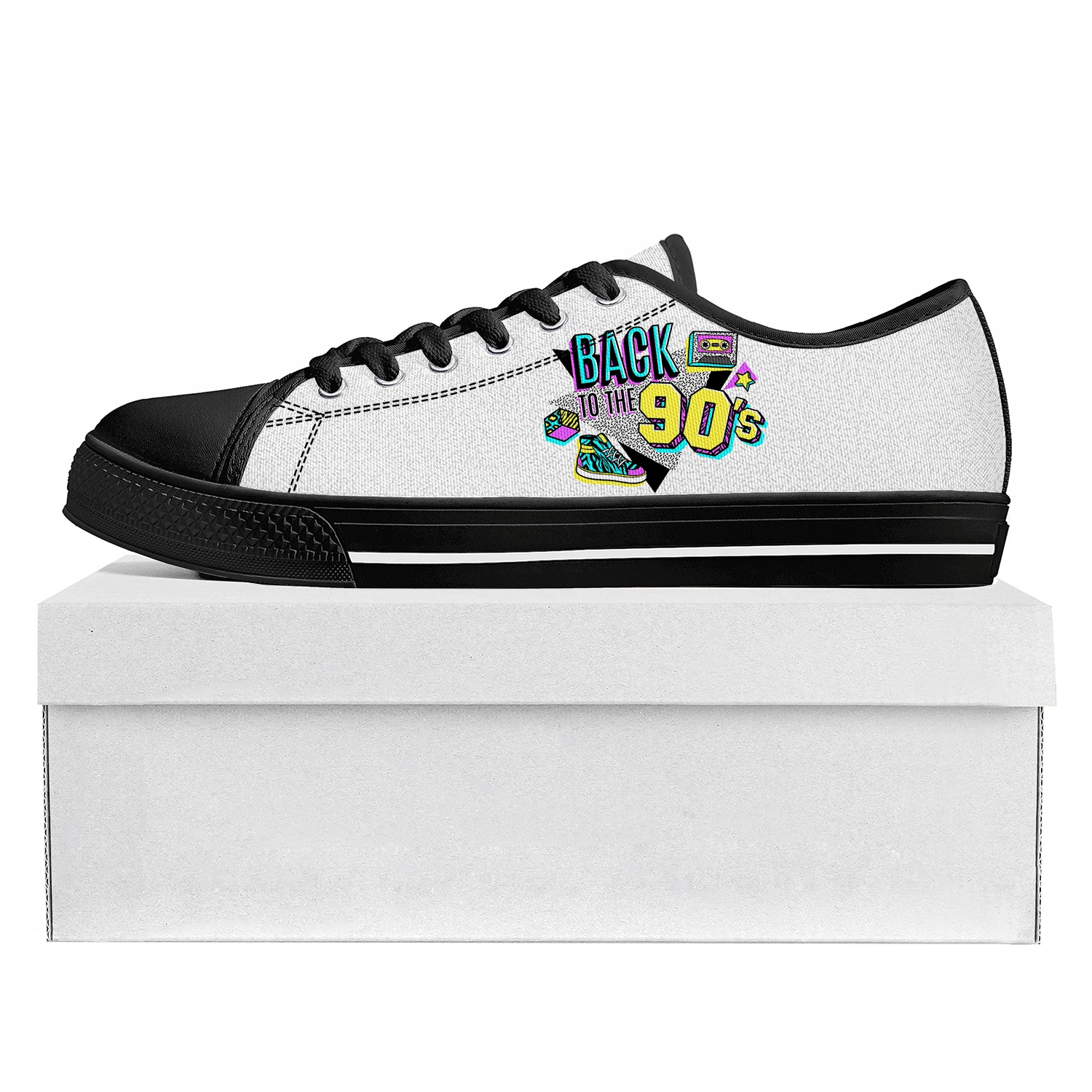 Women'S Shoes In The 90S - 재미있는 레트로 80년대 90년대 아이콘 로우탑