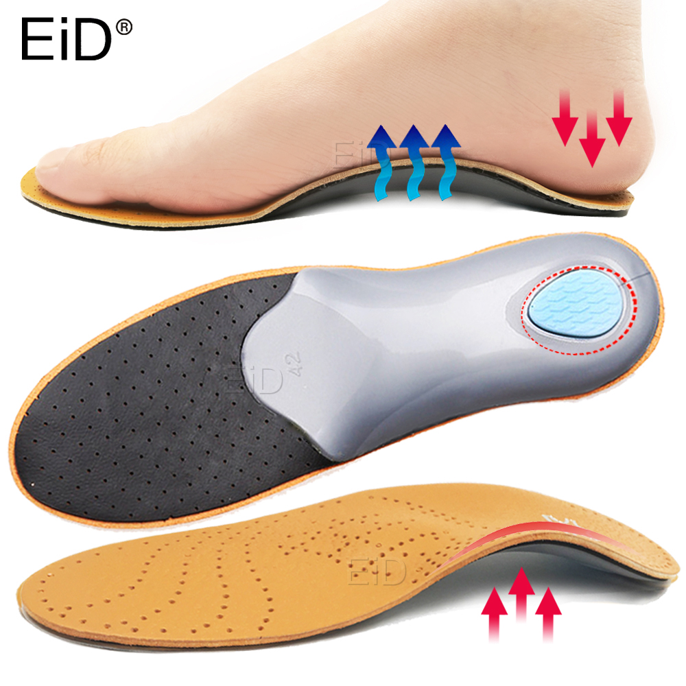 Women'S Shoes High Arch Support - EID-고품질 가죽 정형용 깔창, 플랫 피트,