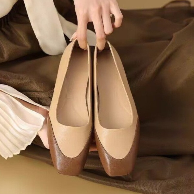 Women'S Shoes Non Slip - 컬러 블록 플러스 사이즈 싱글 신발