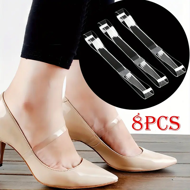 Clear Strap Heel - 하이힐 고정 스트랩 투명 탄성 튼튼한