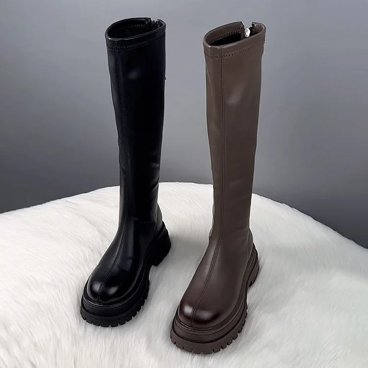 Women'S Shoes For Fall - 블랙 롱부츠 여성용 시즌 핫세일 신상