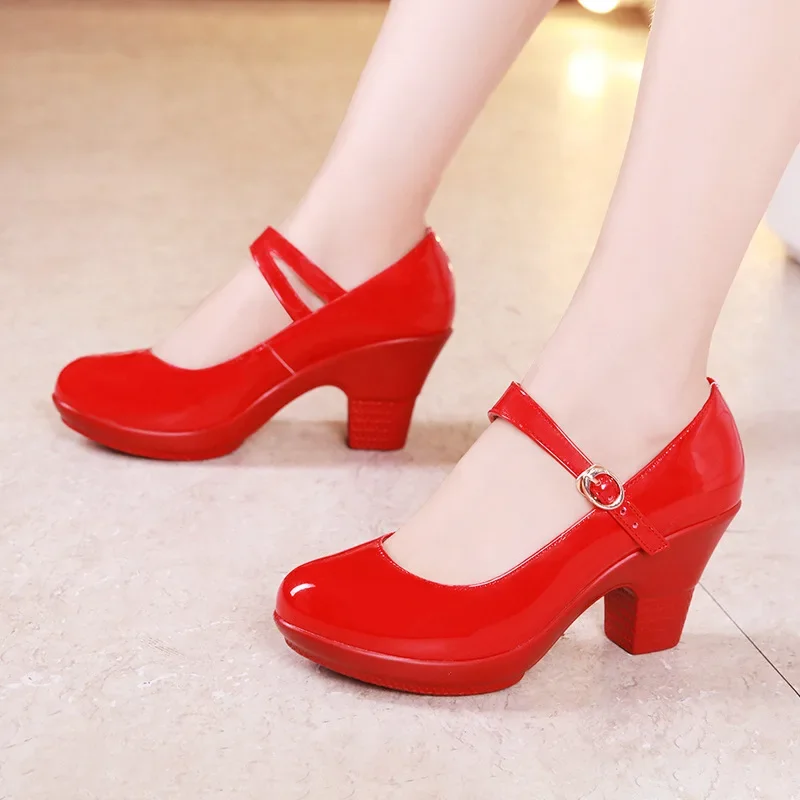 Women'S Shoes Red Bottoms - 스몰 사이즈 32-43 미디엄 블록 힐