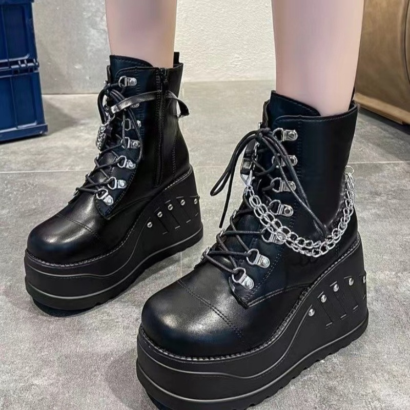 Women Shoes Ksa - 10CM 새로운 고딕 스타일 플랫폼 뱀파이어