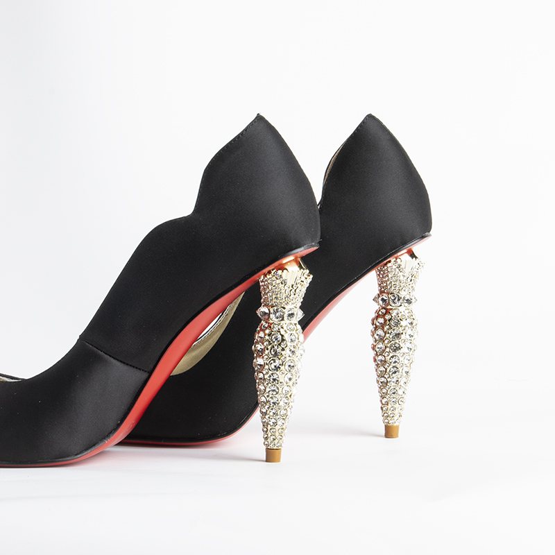 Women'S Shoes Red Bottoms - 2024 여성용 럭셔리 레드 바텀 블랙