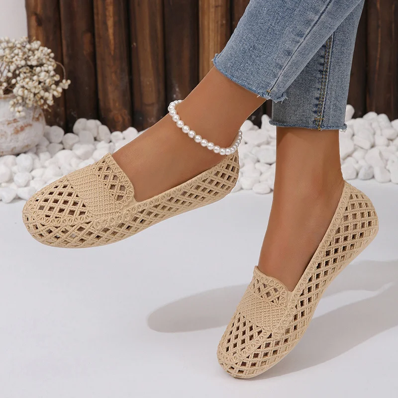 트렌디하고 편안한 할로우 여성 플랫 슈즈, 캐주얼 겉옷 - Women'S Shoes Neuropathy 리뷰 및 가격