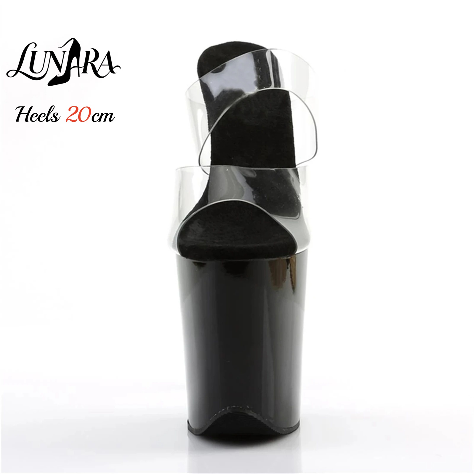 20cm 투명 PVC 스트랩 울트라 하이 플랫폼 하이힐 - Clear Strap Heel 리뷰 및 가격