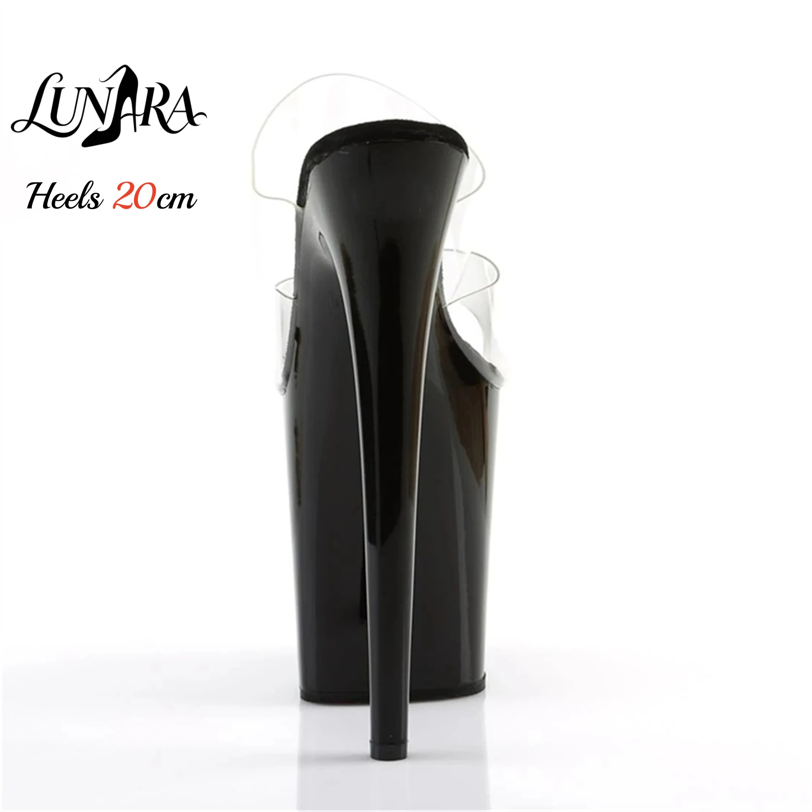 20cm 투명 PVC 스트랩 울트라 하이 플랫폼 하이힐 - Clear Strap Heel 리뷰 및 가격