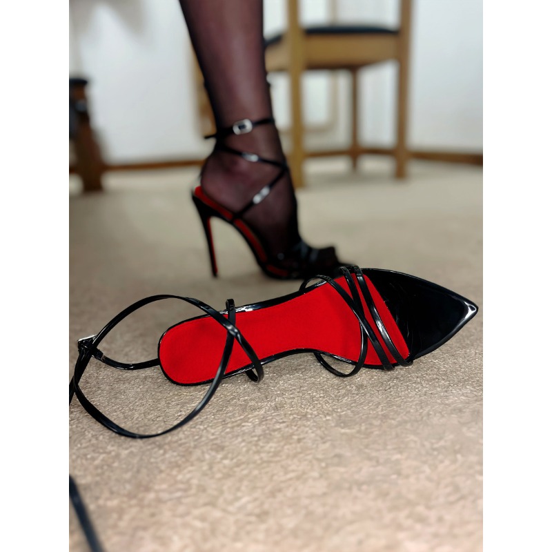 2026년 신상 여름 포인티드 토 오픈토 크로스 버클  - Women'S Shoes Red Bottoms 리뷰 및 가격