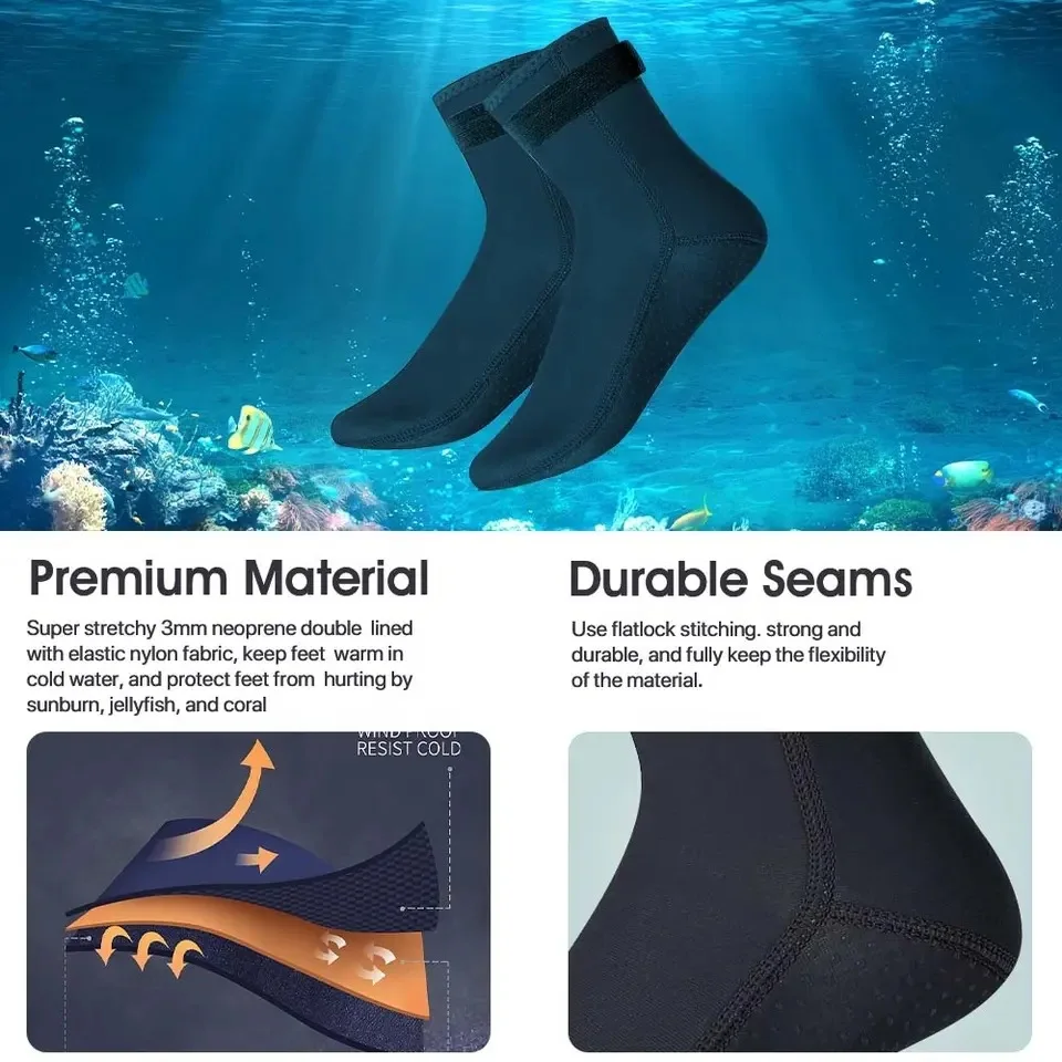 네오프렌 다이빙 양말 3mm 웨트슈트 남녀 서핑 신발  - Women'S Shoes Neuropathy 리뷰 및 가격