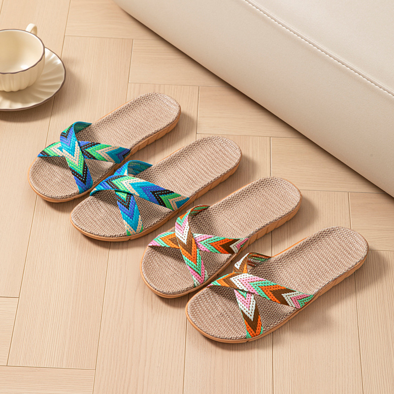 헴프 여성 슬리퍼 홈 여름 디자이너 여성 신발 플랫 2 - Women'S Shoes Non Slip 리뷰 및 가격