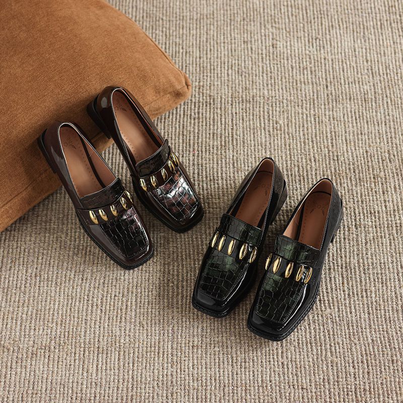ORCHA LISA 패션 반짝 이는 여성 플랫 스퀘어  - Women'S Shoes Extended Sizes 리뷰 및 가격