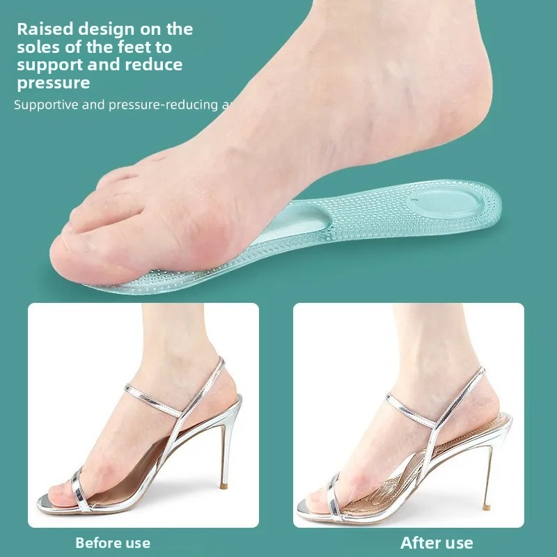 1 쌍 여성용 투명 실리콘 아치 서포트 깔창 하이힐 플 - Women'S Shoes High Arch Support 리뷰 및 가격