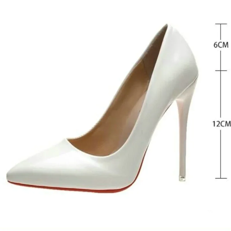 여성 신발 레드 하이힐 섹시한 지적 발가락 12cm 펌 - Women'S Shoes Red Bottoms 리뷰 및 가격