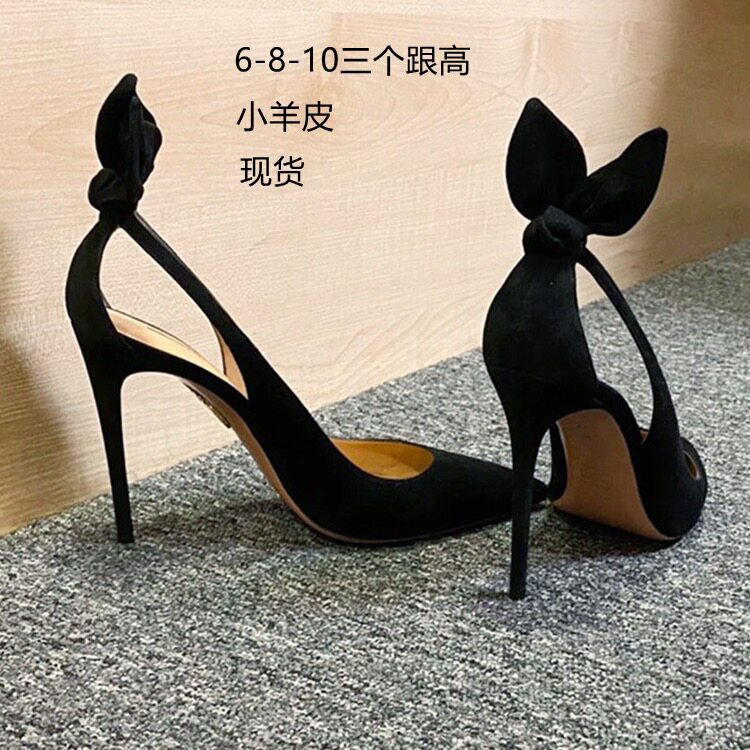 새로운 여름 섹시 토끼 귀 모양의 가는 굽 하이힐, 우 - Clear Strap Heel 리뷰 및 가격