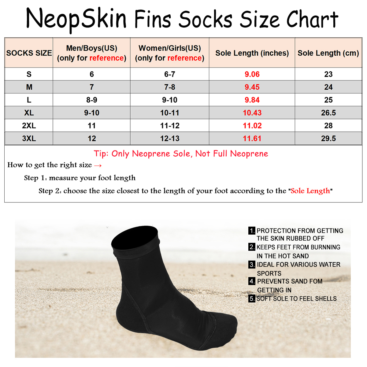 네오프렌 핀 양말, 모래 해변 배구 축구용 얇은 폴리에 - Women'S Shoes Neuropathy 리뷰 및 가격