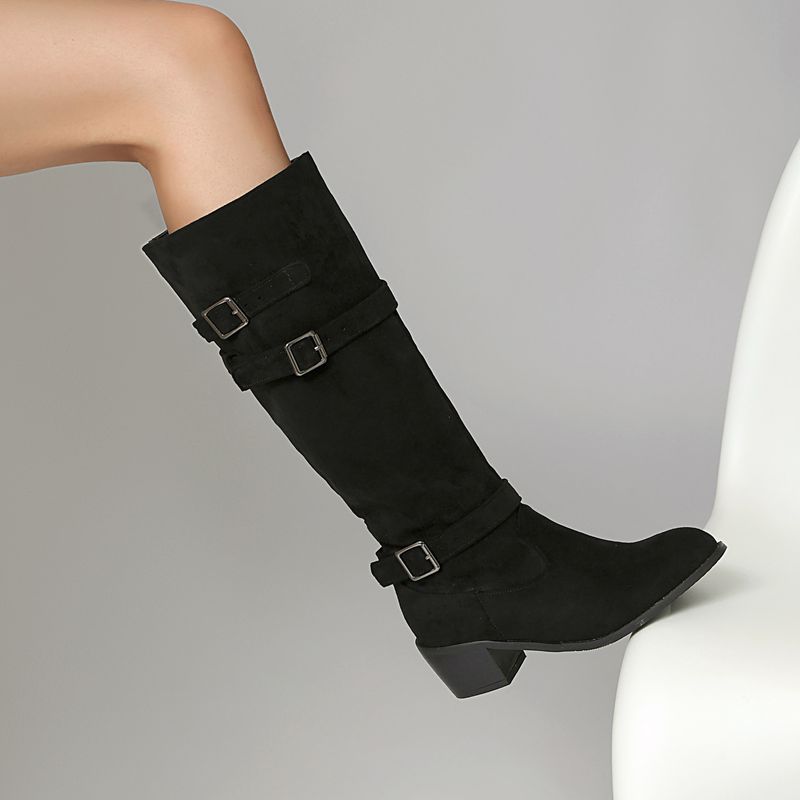 오르차 리사 2025 레트로 여성 니하이 슈즈 라운드  - Women'S Shoes Extended Sizes 리뷰 및 가격