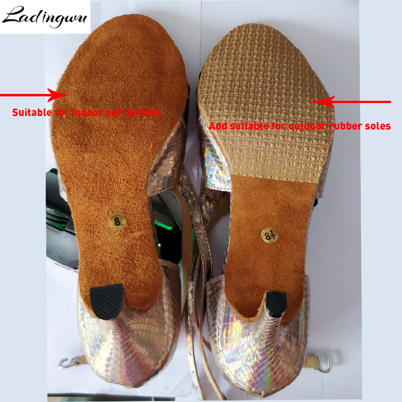 라틴 댄스 신발용 고무 밑창 볼룸 댄스 신발 탱고 볼룸 - Women'S Shoes Neuropathy 리뷰 및 가격