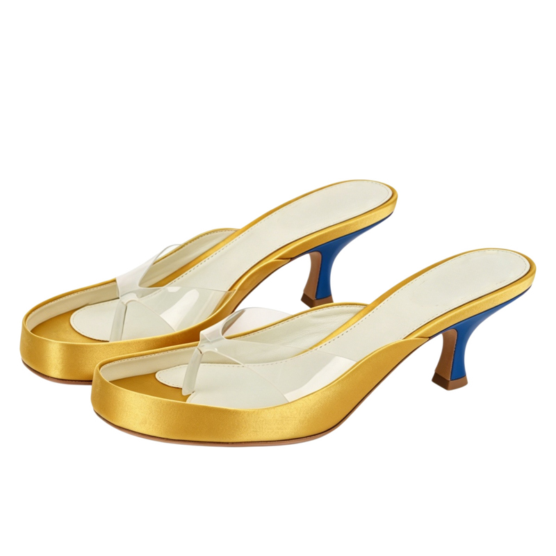 투명 PVC 스트랩 캣힐 뮬 슬리퍼 여성 여름 2026 - Clear Strap Heel 리뷰 및 가격