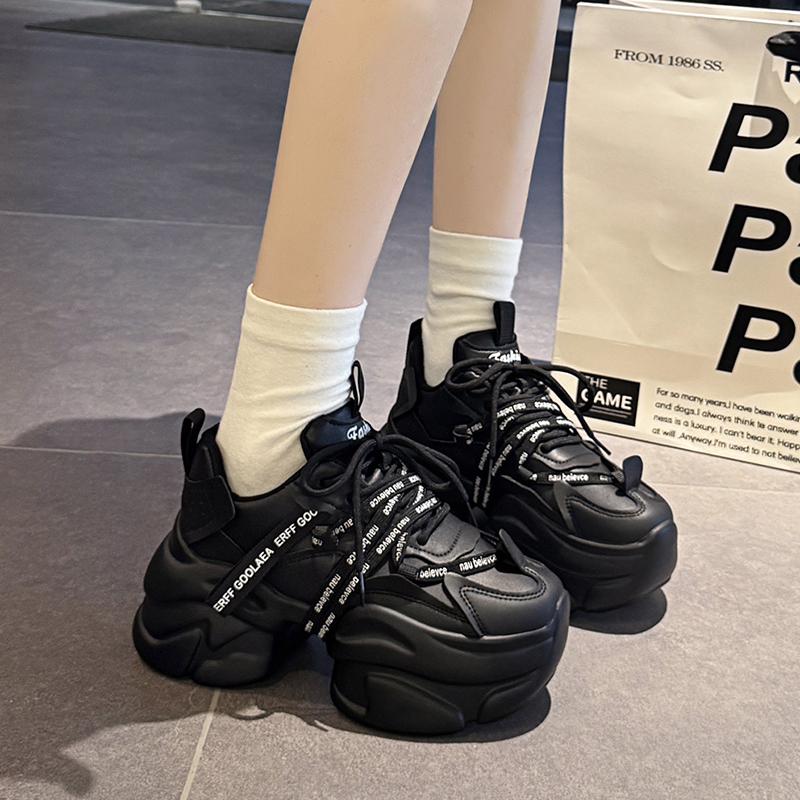새로운 패션 여성 테니스화 청키 스니커즈 여성용 봄 가 - Women Shoes Tennis 리뷰 및 가격
