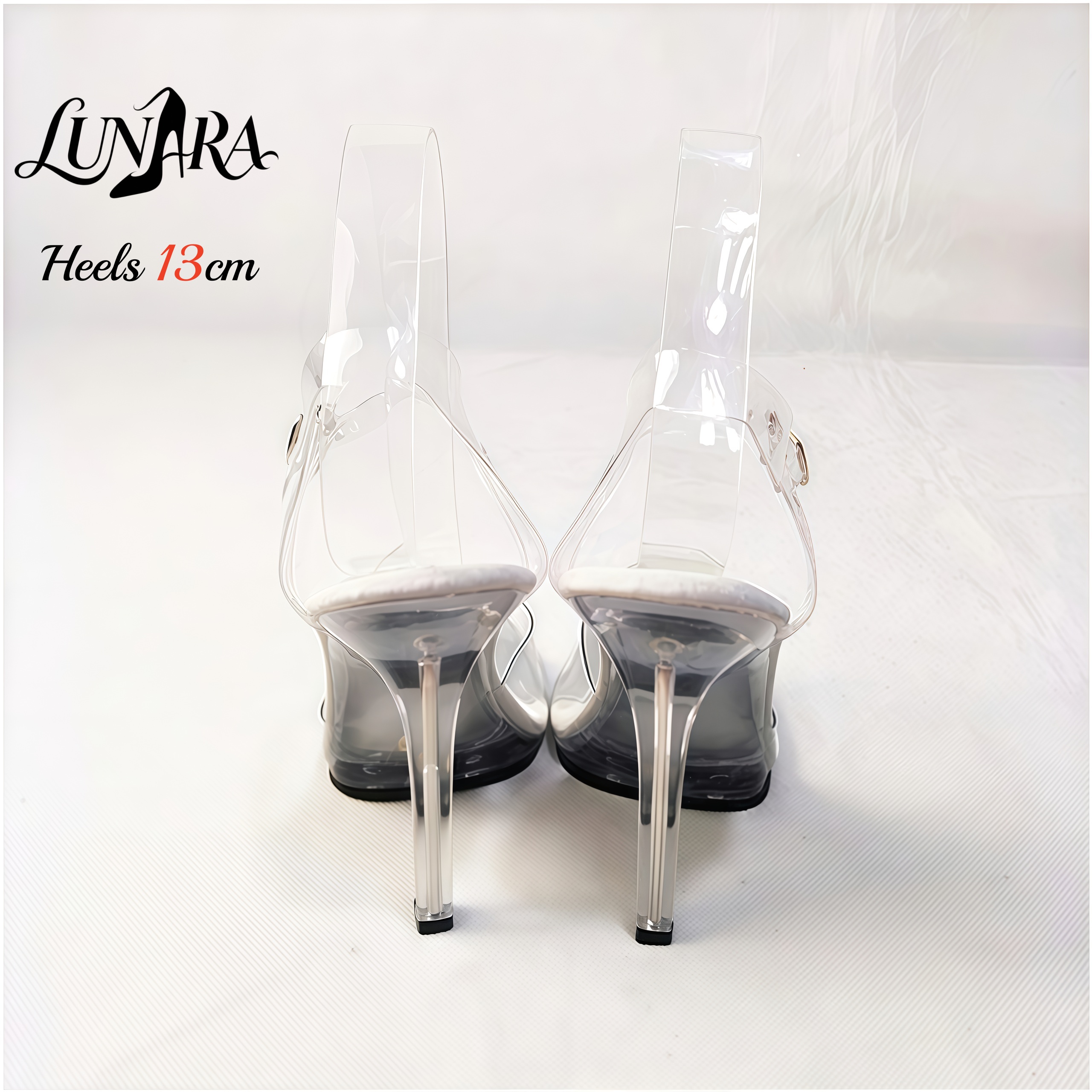 13cm 투명 PVC 하이힐 샌들 실버 PU 토캡 오픈 - Clear Strap Heel 리뷰 및 가격