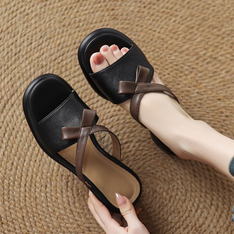여성 뮬 청키 힐 샌들 미니멀리스트 오픈토 슬라이드 여 - Block Heel Ankle Boots 리뷰 및 가격
