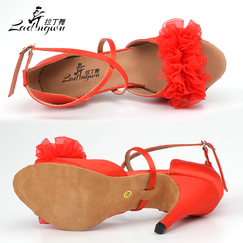 Ladingwu 여성용 볼룸 파티 댄스 슈즈, 새틴 레 - Women'S Shoes Red Bottoms 리뷰 및 가격