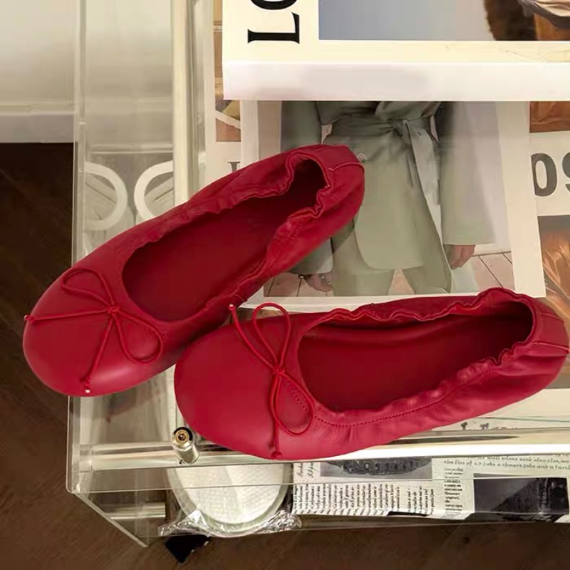 2026 새로운 봄 여름 플랫 바닥 작은 빨간색 싱글  - Women'S Shoes Red Bottoms 리뷰 및 가격