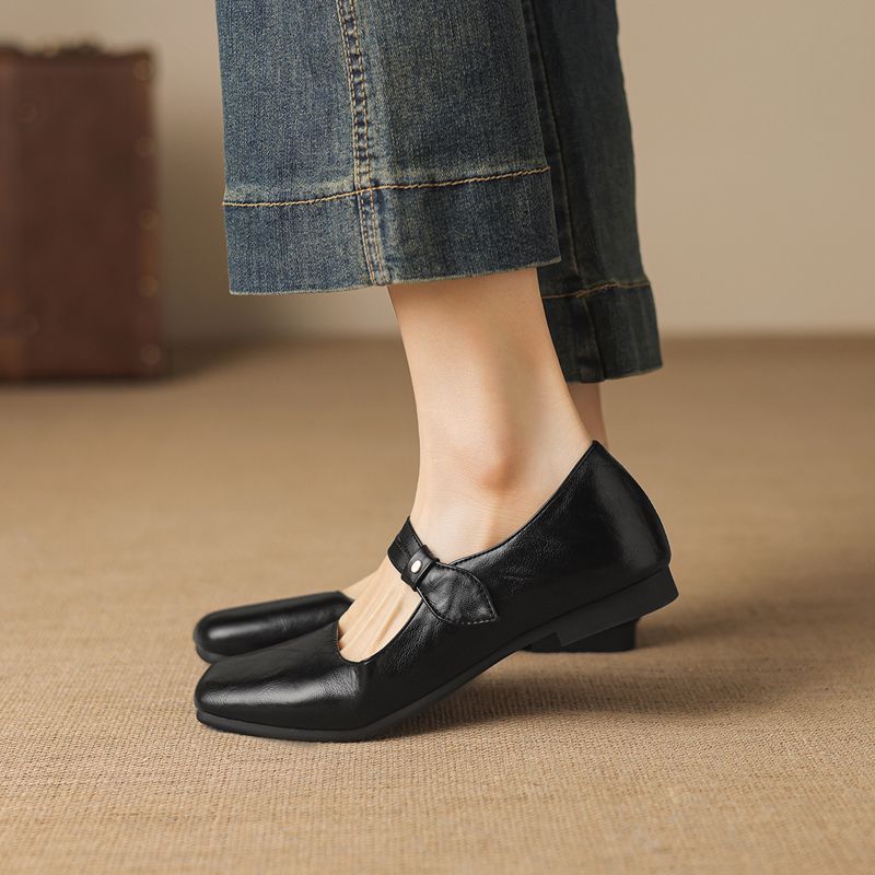 오르차 리사 트렌디 여성 발레리나 플랫 슈즈 블록 토  - Women'S Shoes Extended Sizes 리뷰 및 가격