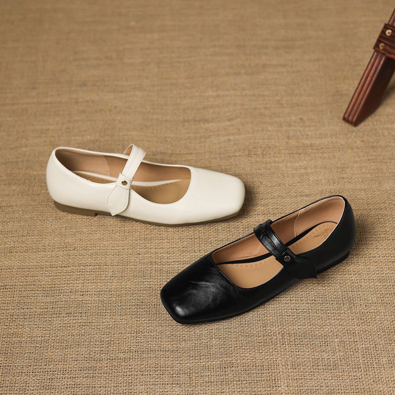 오르차 리사 트렌디 여성 발레리나 플랫 슈즈 블록 토  - Women'S Shoes Extended Sizes 리뷰 및 가격