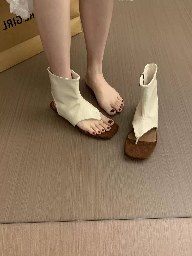 2026 프랑스 레트로 브라운 숏 앵클 부츠 여성 키높 - Women Shoes Boots 리뷰 및 가격