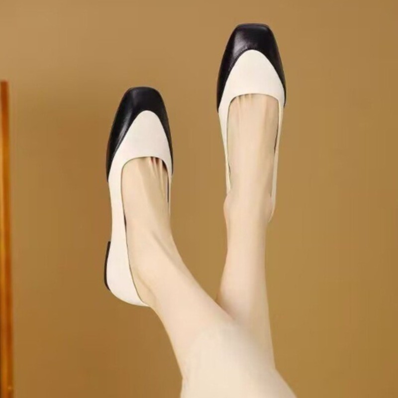 컬러 블록 플러스 사이즈 싱글 신발 여성 패션 가을 새 - Women'S Shoes Non Slip 리뷰 및 가격