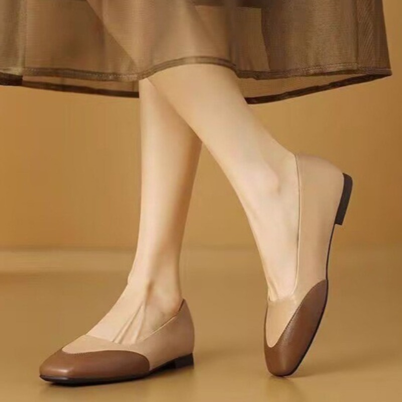 컬러 블록 플러스 사이즈 싱글 신발 여성 패션 가을 새 - Women'S Shoes Non Slip 리뷰 및 가격