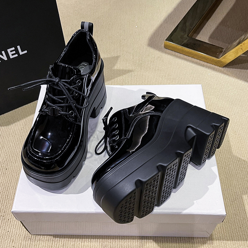 여성 플랫폼 펌프스 슈즈 블랙 레이스업 가죽 여성 영국 - Women Shoes Ksa 리뷰 및 가격