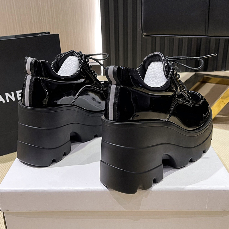 여성 플랫폼 펌프스 슈즈 블랙 레이스업 가죽 여성 영국 - Women Shoes Ksa 리뷰 및 가격