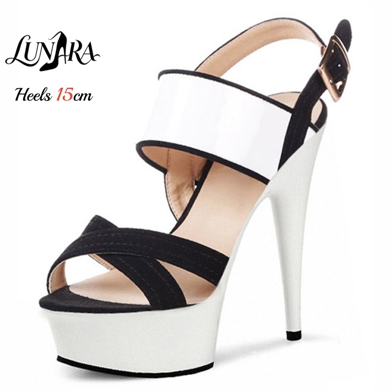 15cm/6인치 투명 플랫폼 스틸레토 샌들 핑크 스웨이 - Clear Strap Heel 리뷰 및 가격