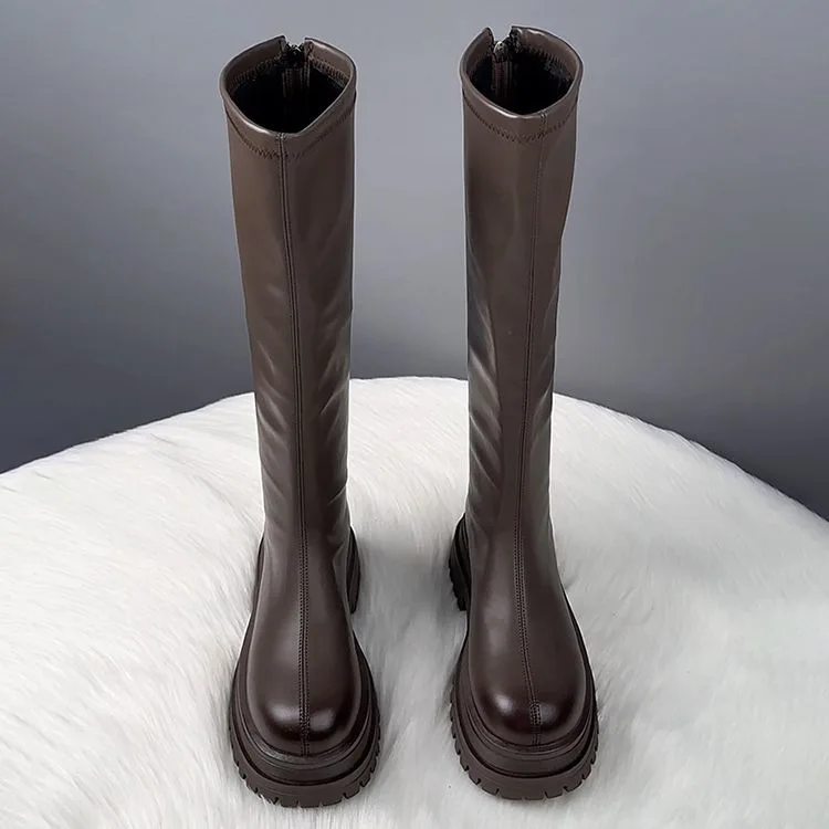 블랙 롱부츠 여성용 시즌 핫세일 신상 가을 겨울 두꺼운 - Women'S Shoes For Fall 리뷰 및 가격