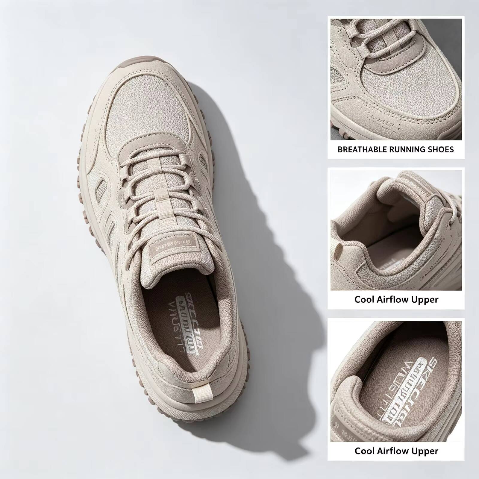 SKECHERS 새로운 여성 운동화 통기성 어퍼 솔 논 - Women Shoes Zoom 리뷰 및 가격
