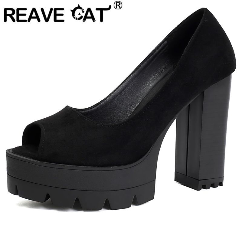 리브 캣 블랙 섹시 여성 샌들, 오픈토 11cm 블록  - Women'S Shoes Extended Sizes 리뷰 및 가격
