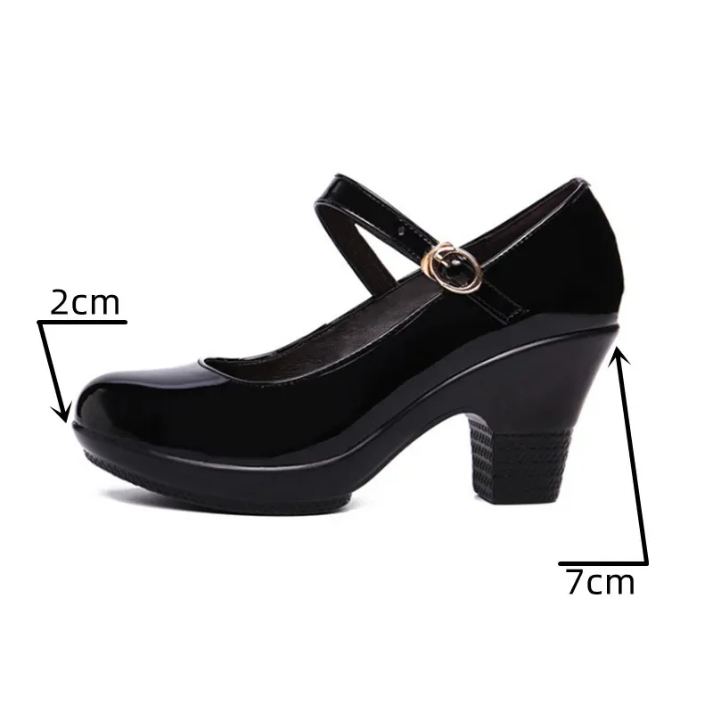 스몰 사이즈 32-43 미디엄 블록 힐 메리제인 플랫폼 - Women'S Shoes Red Bottoms 리뷰 및 가격