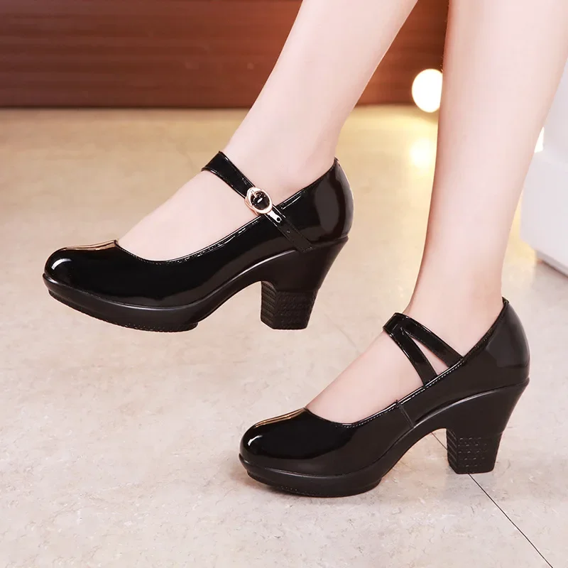 스몰 사이즈 32-43 미디엄 블록 힐 메리제인 플랫폼 - Women'S Shoes Red Bottoms 리뷰 및 가격