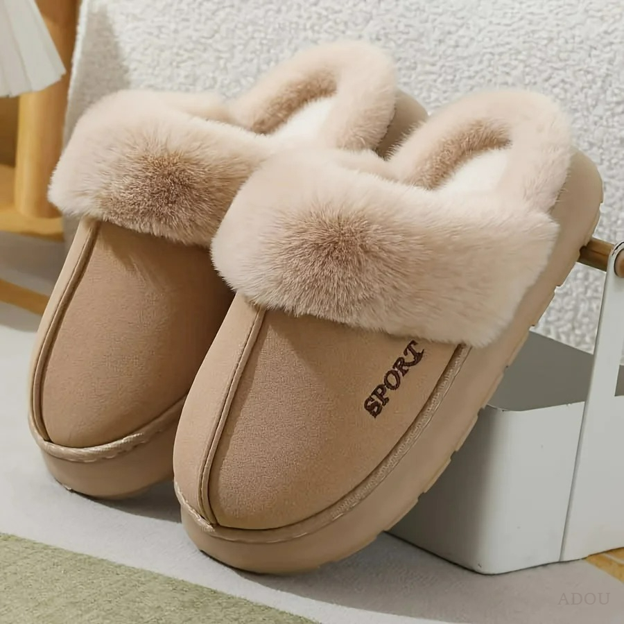 겨울용 따뜻한 스포츠 털 슬리퍼 여성용 두꺼운 밑창 미 - Women'S Shoes Non Slip 리뷰 및 가격