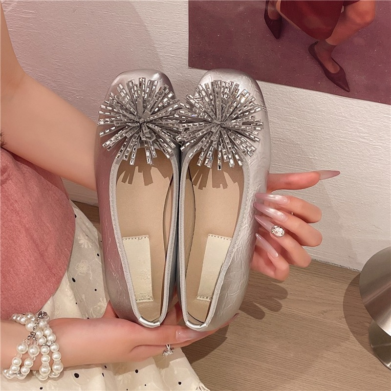 낮은 굽 싱글 슈즈 여름 신상 스퀘어 토 얕은 입구 라 - Women'S Shoes Non Slip 리뷰 및 가격