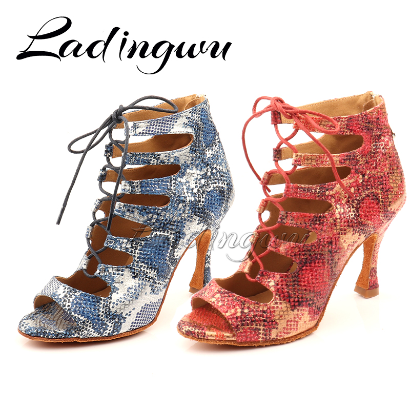 Ladingwu 여성용 라틴 부츠, 부드러운 바닥 댄스 - Women'S Shoes Red Bottoms 리뷰 및 가격